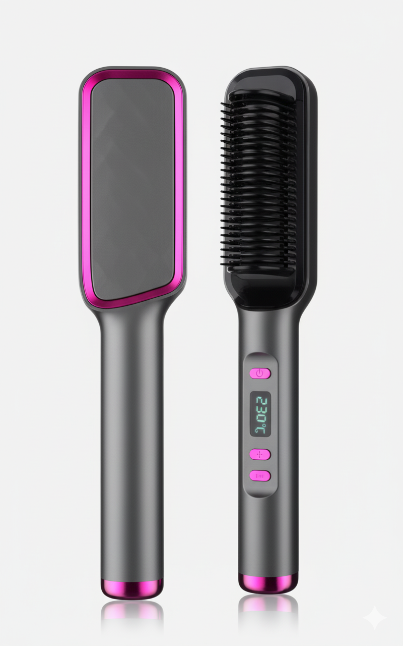 3-in-1 Straightening Brush